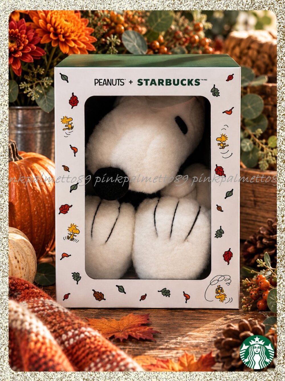 🎃🥜 NIB 2026 PEANUTS + Starbucks Great Pumpkin Snoopy Plush Fall Collectible